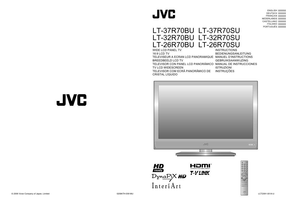 Guide utilisation JVC LT-26R70BU  de la marque JVC