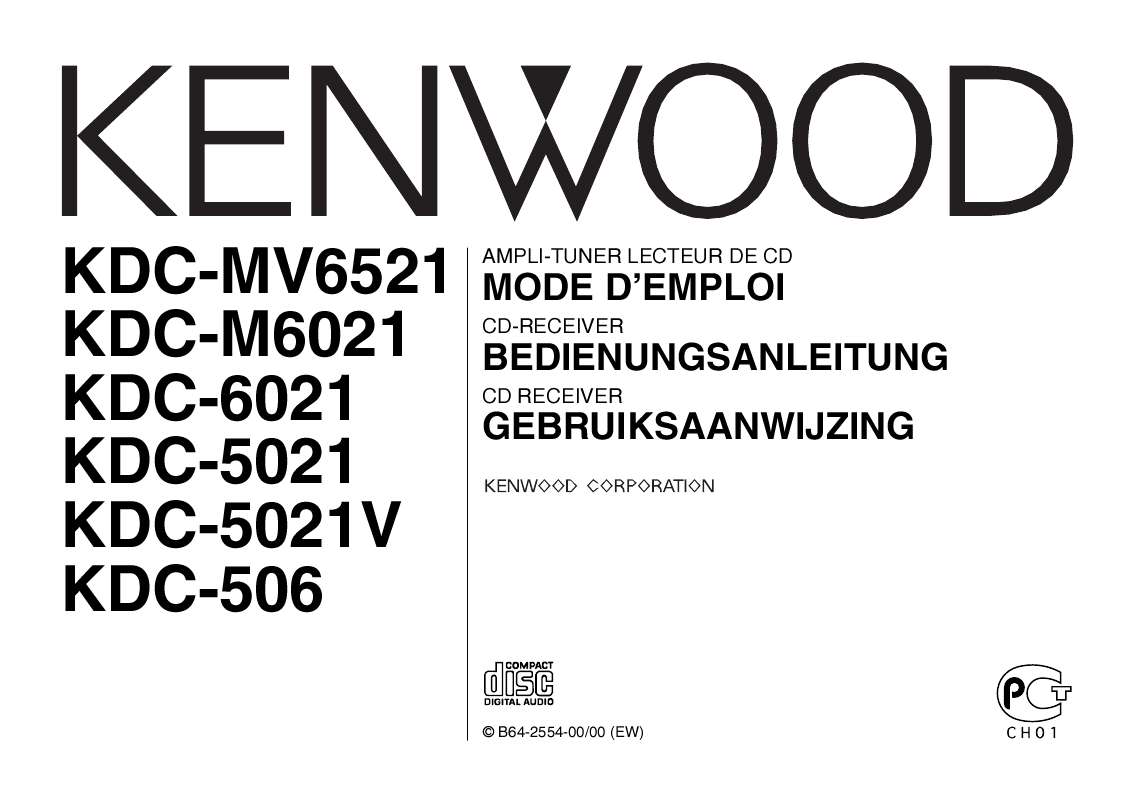 Guide utilisation KENWOOD KDC-5021V  de la marque KENWOOD