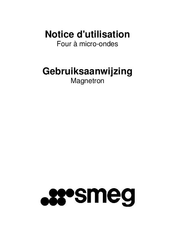 Guide utilisation SMEG S45MCA de la marque SMEG